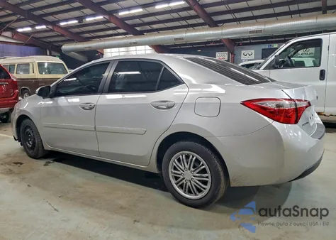 2014 Toyota Corolla L из США, поврежденный, VIN 2T1BURHEXEC059121